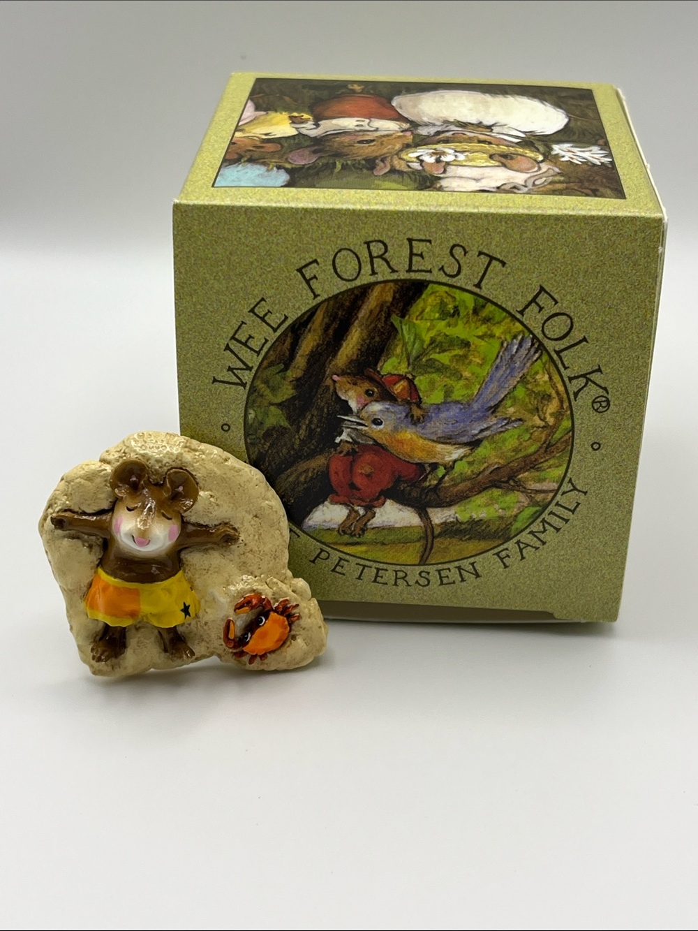 Petersen Family Yellow Mouse Figurine
Alone at last beach scene 1998 autographed